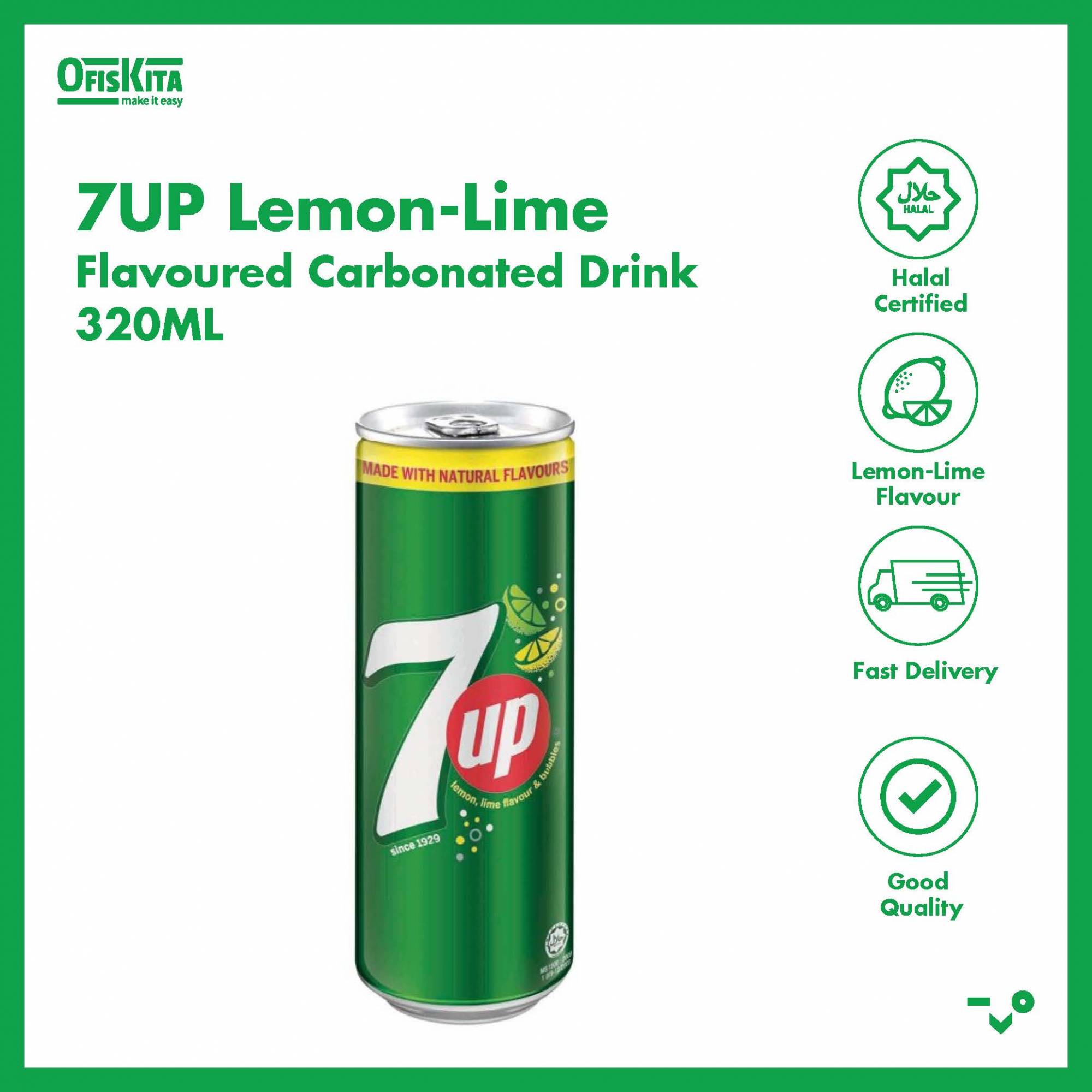 Ofiskita 7UP LemonLime Flavoured Carbonated Drink 320ML